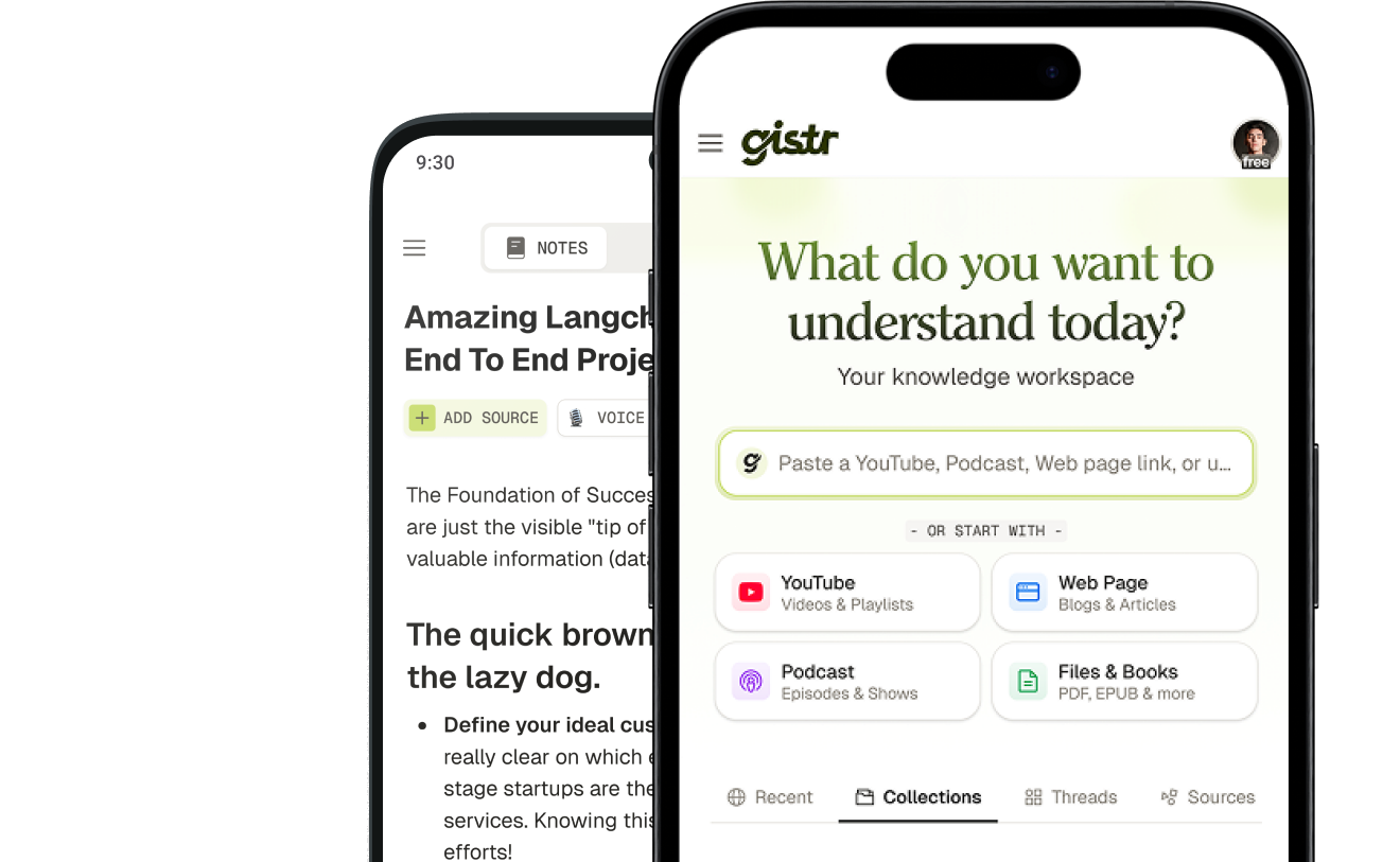 Gistr mobile app