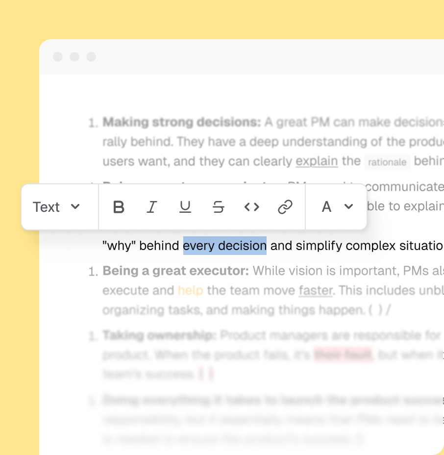 Edit text styles easily